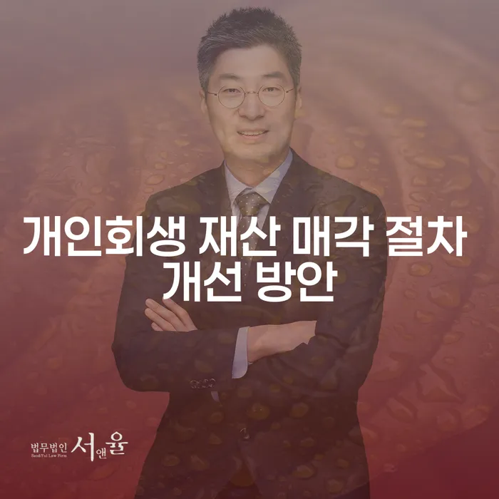 개인회생 재산 매각 절차 개선 방안은 어떤 것일까요?