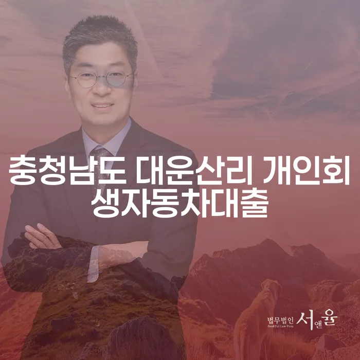 충청남도 대운산리에서 개인회생을 통한 자동차 대출, 그 해결책은?