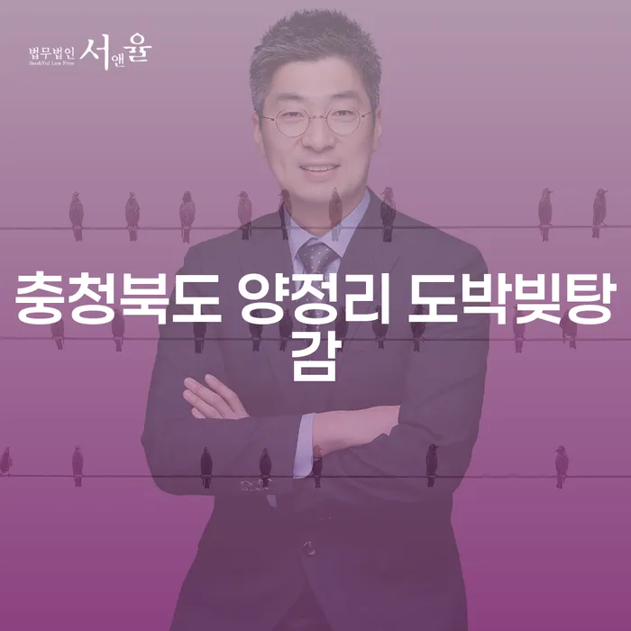 충청북도 양정리에서 도박빚을 탕감받는 방법은?